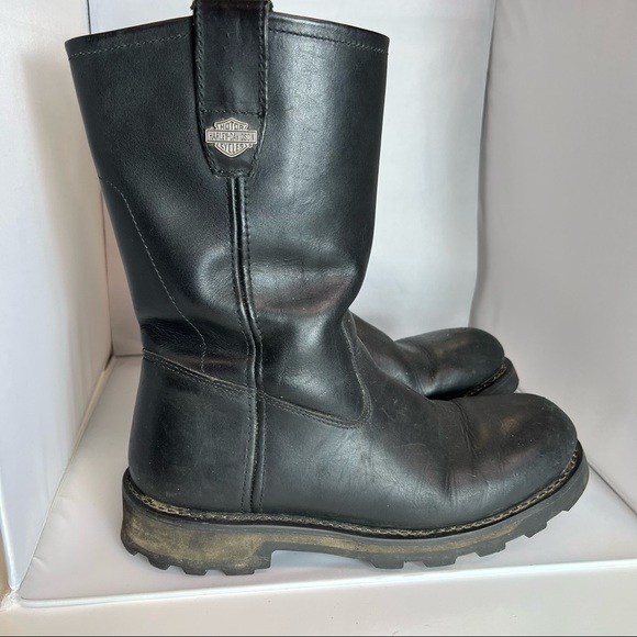 Harley-Davidson Other - MENS HARLEY-DAVIDSON PULL ON LEATHER BOOTS SIZE 11
